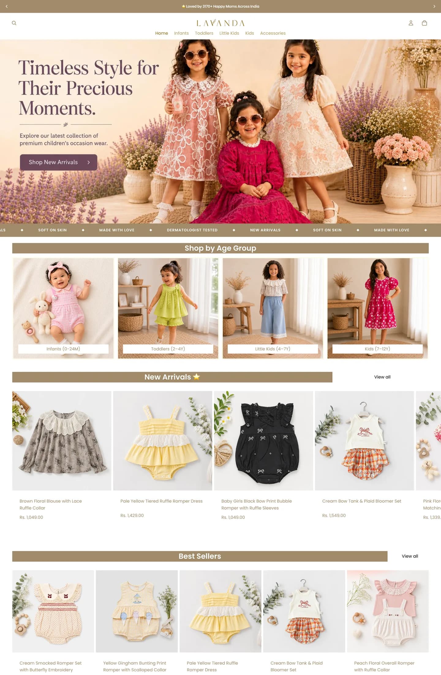 The Lavanda storefront